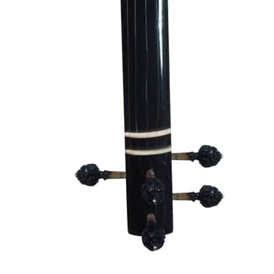 Acoustic-Electric Male Safari Tanpura with Electronic Pickup . 5 strings. Matte Black. Elegant. Full Cedar. USA TARIFF INCLUDED image 2