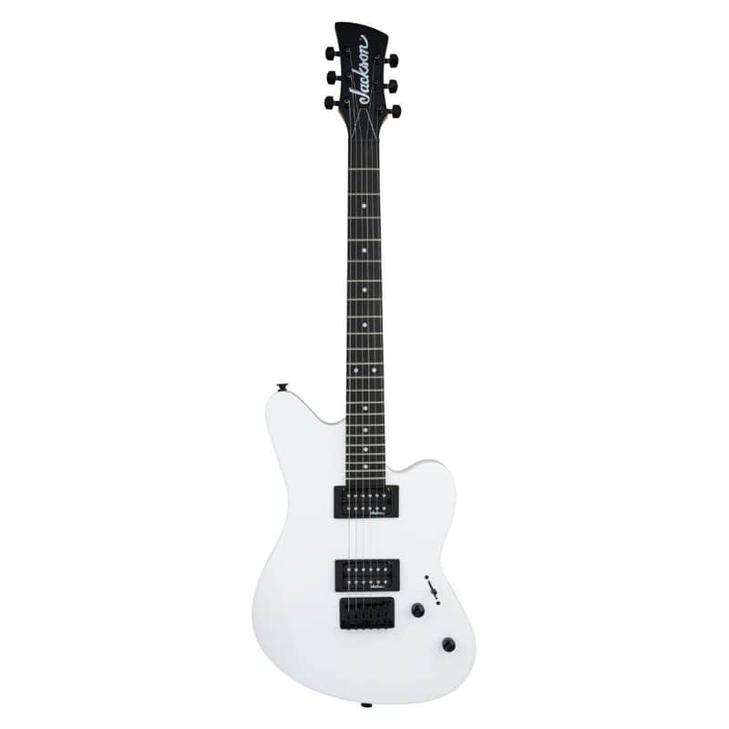 Jackson JS Series Surfcaster JS22 HT 6-String Right-Handed Electric Guitar with Poplar Body, Bolt-On Maple Neck, and Amaranth Fingerboard (Snow White) image 1