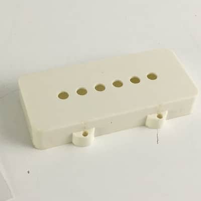 2 Made in USA Genuine Fender Jazzmaster Metal Pickup Shields + Parchment JM Cover image 4