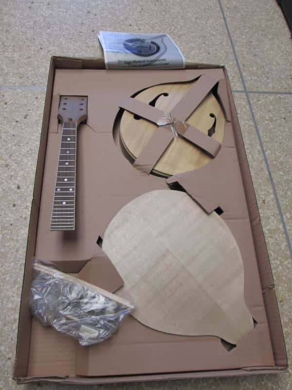Saga AM-10 Build Your Own Mandolin Kit Build Kit image 1