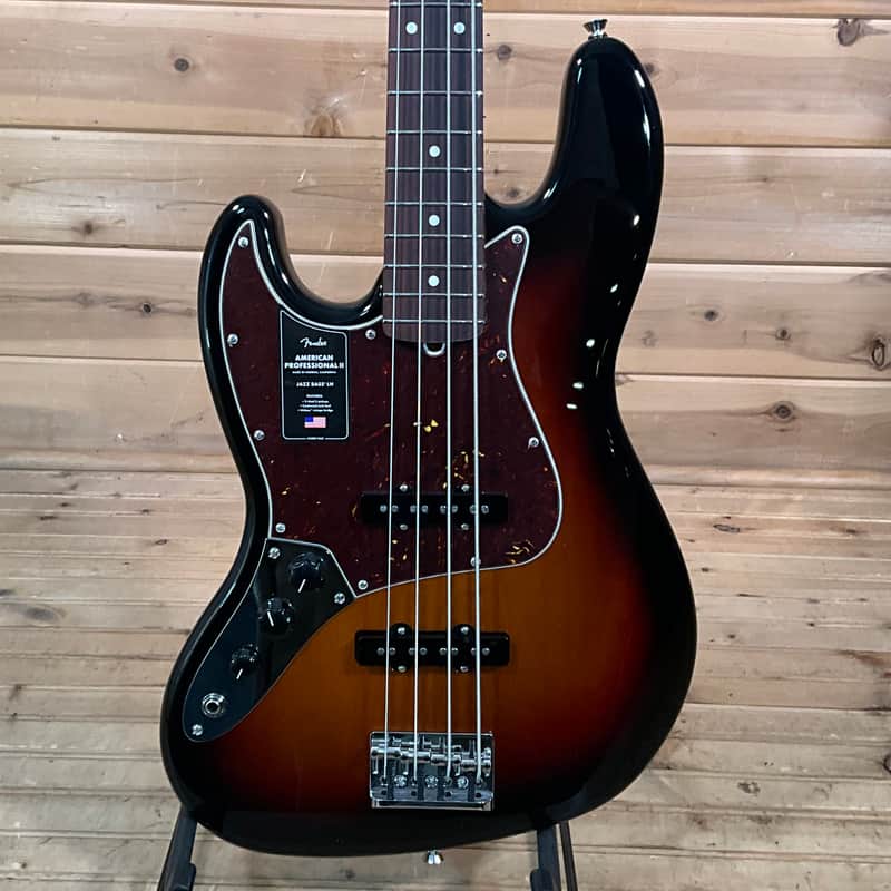 Fender American Professional II Left-Handed Jazz Bass - 3-Color Sunburst image 1
