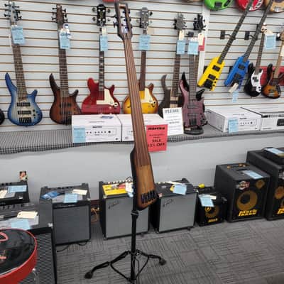 Ibanez UB805-MOB Upswing Upright Bass with Stand and Bag - Mahogany Oil Burst image 15