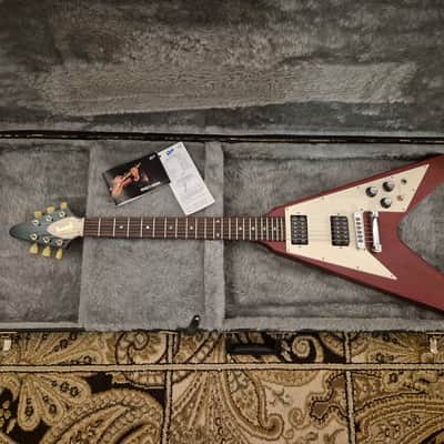 Gibson Flying V 2005 - Faded Cherry w HSC image 18