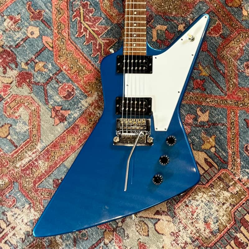 1984 Gibson Explorer Blue Metallic w/ Kahler Trem