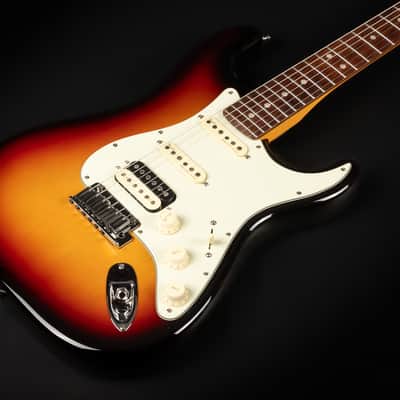 2022 Fender American Ultra Stratocaster HSS with Rosewood Fretboard - Ultraburst | USA Coil-Tap Compound Radius Locking Tuner | CoA OHSC image 6