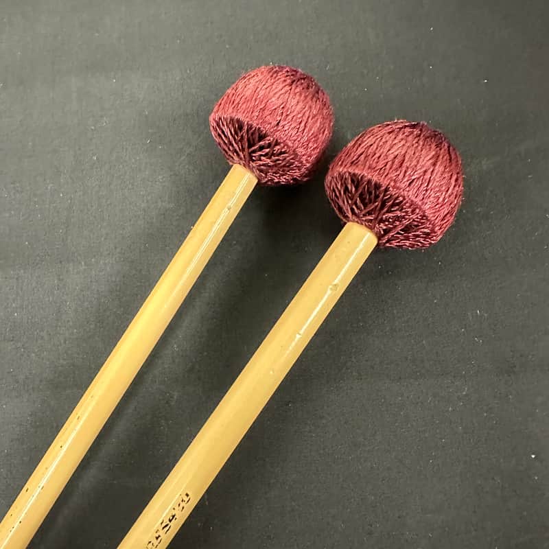 Innovative Percussion RFS420 Hard Vibe Mallets-Rattan Handles, 1 PAIR-EXCELLENT image 1