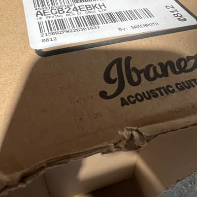 Ibanez AEGB24E AEG Acoustic-electric Bass Guitar - Black High Gloss image 7