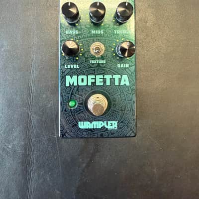 Wampler Mofetta Distortion Pedal - Black / Teal- New! image 3