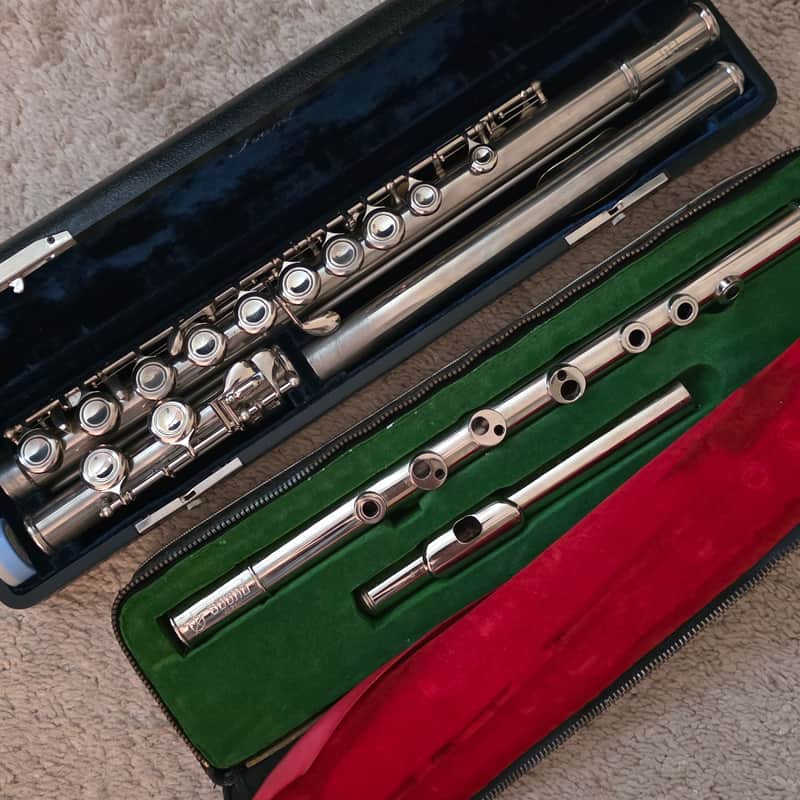 Vintage SOUND Japan Flute Pair SDN-351 + Keyless Folk Flute 2 Cases