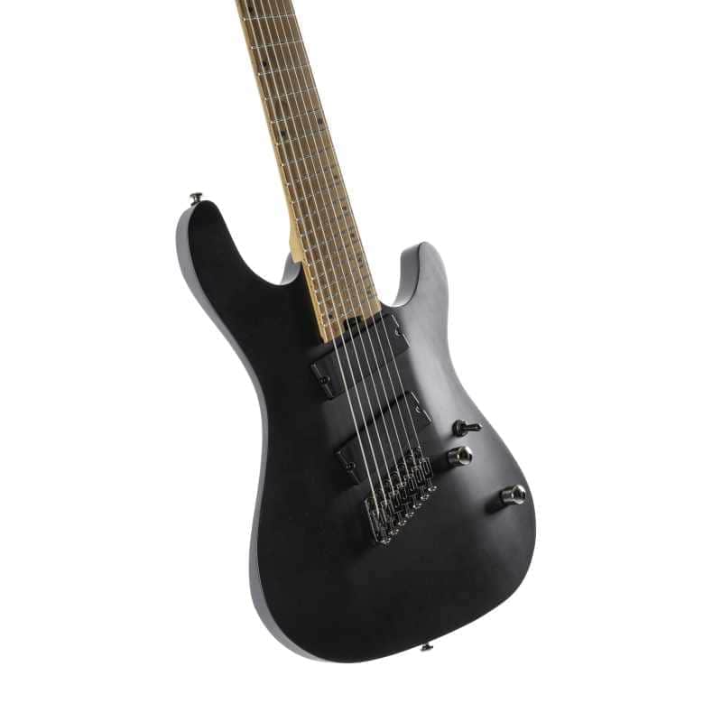 Cort KX307MSOPBK Multi Scale Mahogany Body Roasted Maple Neck 7-String Electric Guitar image 1