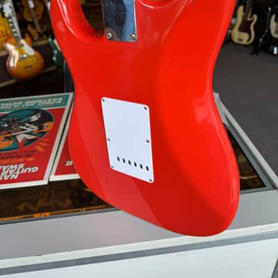 Fender Stratocaster AVRI '62, 1982 Fullerton, Fiesta Red, V-Neck, All Original image 6