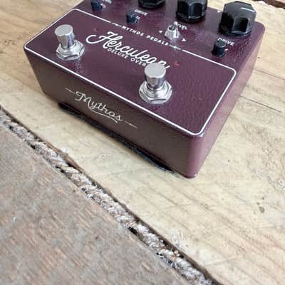 Mythos Pedals Herculean Deluxe Overdrive 2024 - Present - Maroon image 3