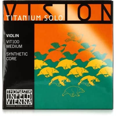 Thomastik-Infeld VIT100 Vision Titanium Solo Violin String Set - 4/4 Size image 2