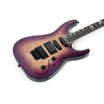 Kramer SM-1 Figured Electric Guitar Regular Royal Purple Perimeter image 3