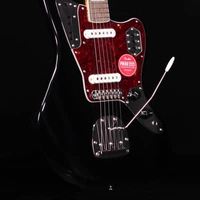 Squier Classic Vibe '70s Jaguar, Laurel FB, Black image 4