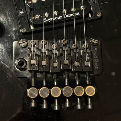 Rare LEFT HANDED 1987 Kramer Baretta American black OHC image 6