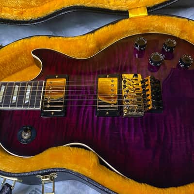 NEW! Gibson Custom Les Paul Axcess Standard Figured Top Floyd Rose Electric Guitar - Greatest Hits II - Authorized Dealer - Tri-Berry Burst - WOW! 8.5lbs - G07453 image 16