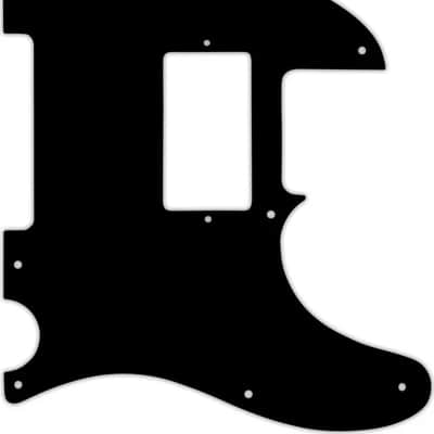 WD Custom Pickguard For Fender Telecaster With Humbucker #29T Matte Black Thin
