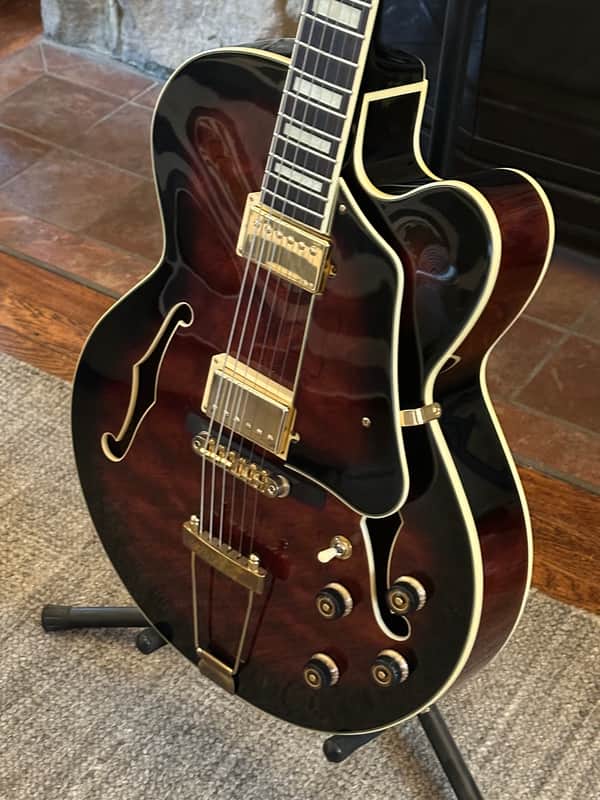 Ibanez AF95FB-DBS Artcore Expressionist-Dark Brown Sunburst image 1