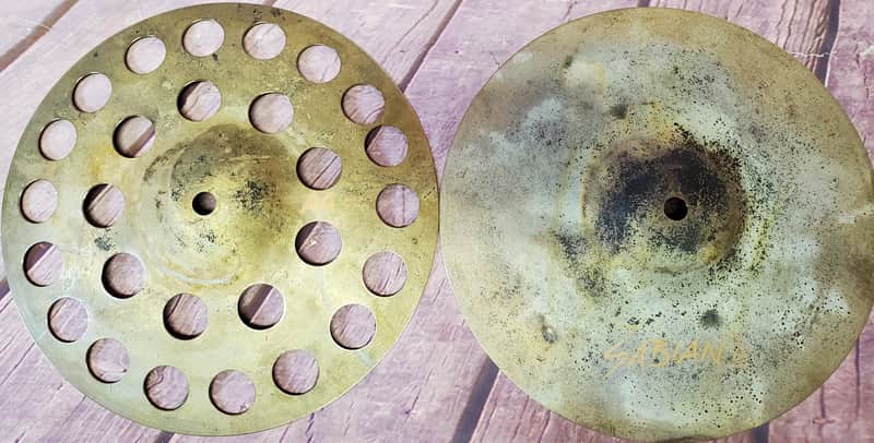 Sabian AA 10" Sick Hi-Hats Limited Edition Cymbals Pair Raw Finish Set #3 | NEW Authorized Dealer image 1