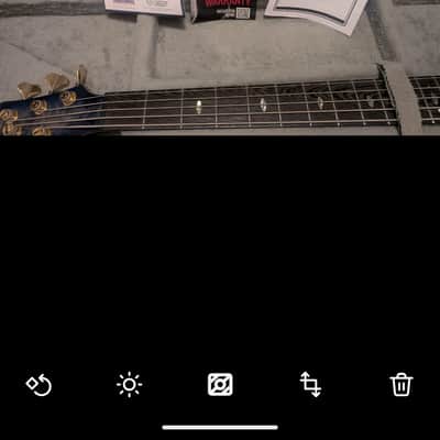 Ibanez SR2605 Premium Electric Bass Guitar, 5-String, Cerulean Blue Burst image 11