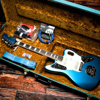 Fender FSR Made in Japan Traditional 60s Jaguar Guitar 2024-25 - Lake Placid Blue Metallic image 2