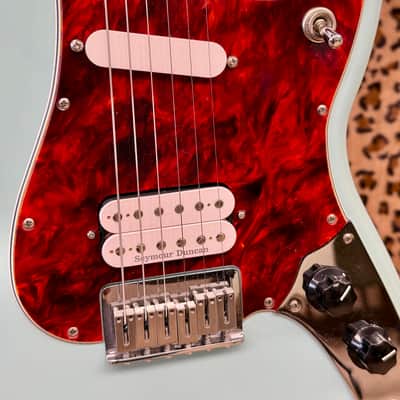 Fender Duo Sonic - Kurt Cobain Mods + Upgrades 2017 - Sonic Blue image 8