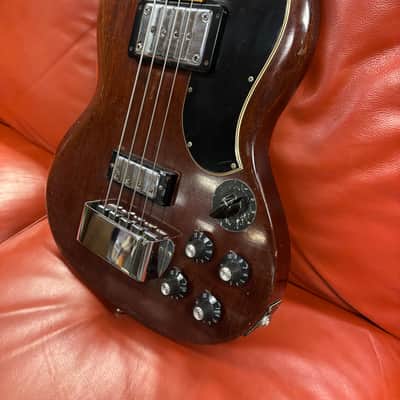 1971 Gibson EB-3 with Slotted Headstock Cherry image 3