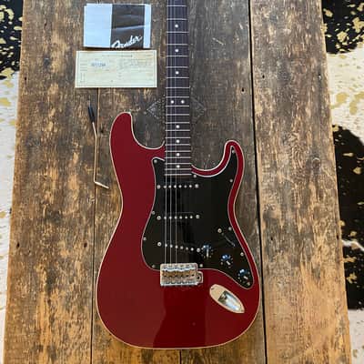 Fender Japanese Aerodyne Stratocaster 2006 Old Candy Apple Red CIJ w/ Docs image 16
