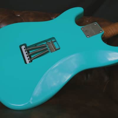 Xotic XSC-2 California Classic with 5A Roasted Flame Maple Neck - Surf Green image 10