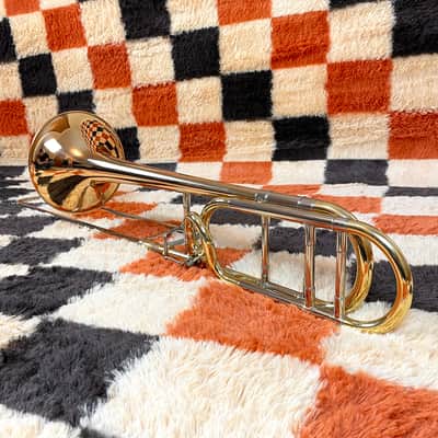Accent TB783 Intermediate F-Attachment Trombone Large Bore W/ Case Ready To Play image 3