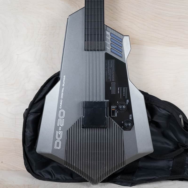 Casio DG-20 Digital Guitar Synth 1980s Gray w/ Power Supply image 1