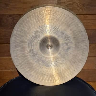 Wooding by Ufip 20", 18" , 14 " HH Jazz/light cymbals 1970s - B20 bronze image 5