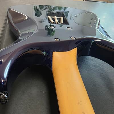ESP M-III CUSTOM SHOP Cyber Joint Prototype Ash & Mahogany HSS Super Strat FR Floyd Rose Mirage II Guitar image 8
