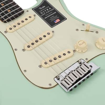 Fender American Ultra Luxe Vintage '60s Stratocaster Rosewood - Surf Green image 8