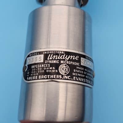 ☆Vintage 1950s Shure 556S Dynamic Microphone - Elvis Mic 55S 55 Fatboy image 8