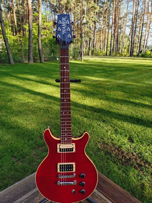 Hamer Sunburst 1992 - Flame Maple Top – Cherry Wine Burst image 1
