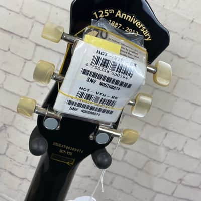 Hofner Verythin Semi Hollow Guitar | Black image 7