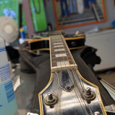 Cortez Les Paul Style Electric Guitar - Vintage Sunburst, Lawsuit Era Copy, Block Inlays image 14