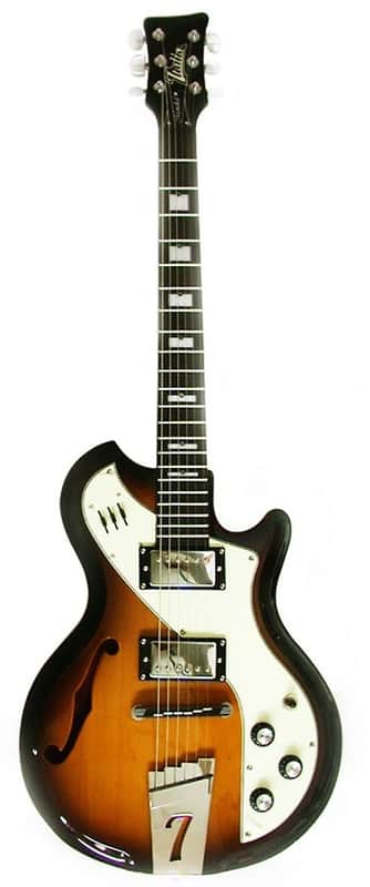 Italia Mondial II Woody Electrc Guitar - Tobacco Sunburst | Reverb