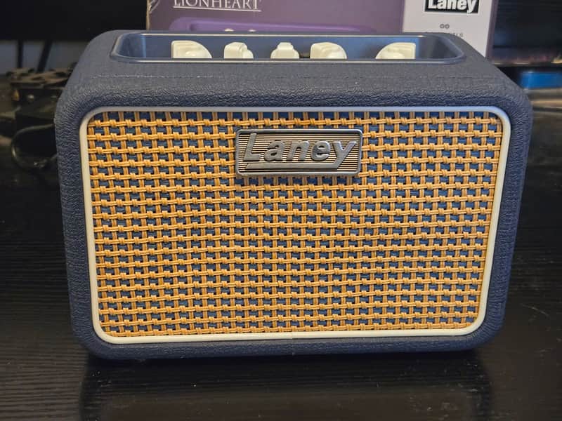 Laney Lionheart MN-ST-L 2-Channel 2x3-Watt Mini Guitar Combo 2020 - Blue image 1