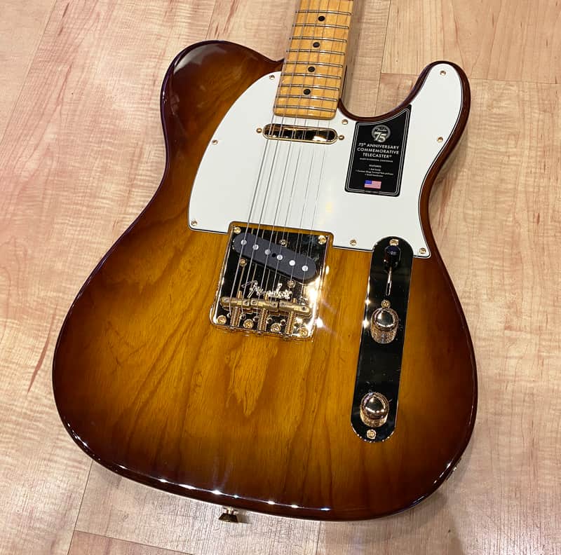 Fender 75th Anniversary Commemorative Telecaster Limited Edition Electric Guitar - Bourbon Burst image 1