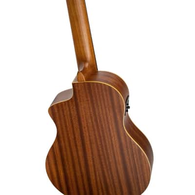 Ortega RCE133-7 Pro Solid Spruce Top Nato Neck Nylon 7-String Classical Acoustic-Electric Guitar w/Gig Bag image 9