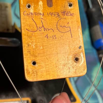 Fender Custom Shop 1953 Telecaster Masterbuilt by John Cruz 2013 - Butterscotch Blonde image 8