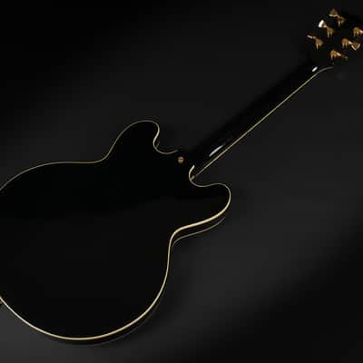 1989 Gibson ES-347 S - Ebony | USA Vintage Post Norlin Era Custom Semi-Hollow Bill Lawrence The Original HB-R HB-L Humbucker Pickups Coil Split | OHSC image 12