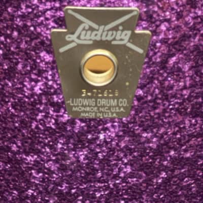Ludwig Classic Maple 14" x 8" Snare Drum - Purple Sparkle image 4