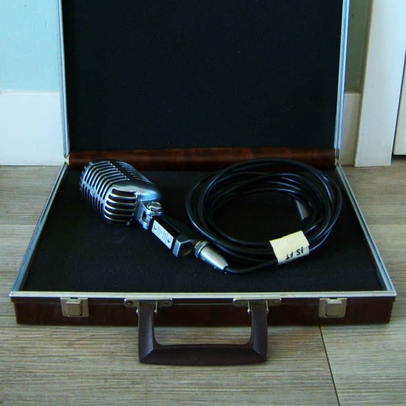 1956 Shure 55S Unidyne Microphone Metal