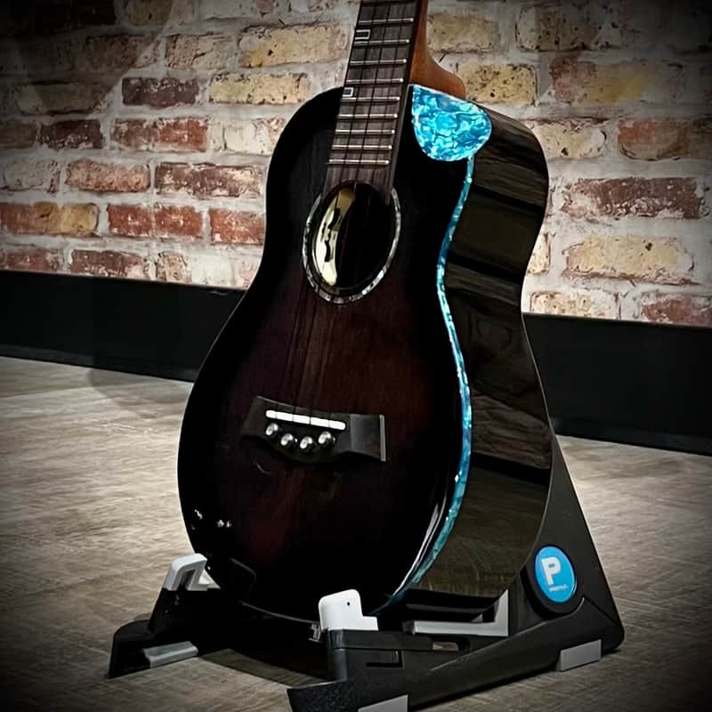 Flight Royal Series Nighthawk EQ-A Concert Ukulele F6300 - Brown Burst image 1