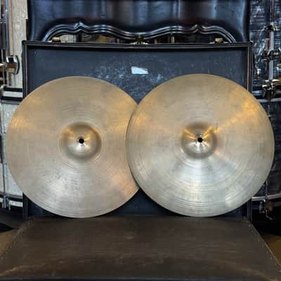 VINTAGE 1960's A. Zildjian 14" Hi-Hats - 892/974g image 1