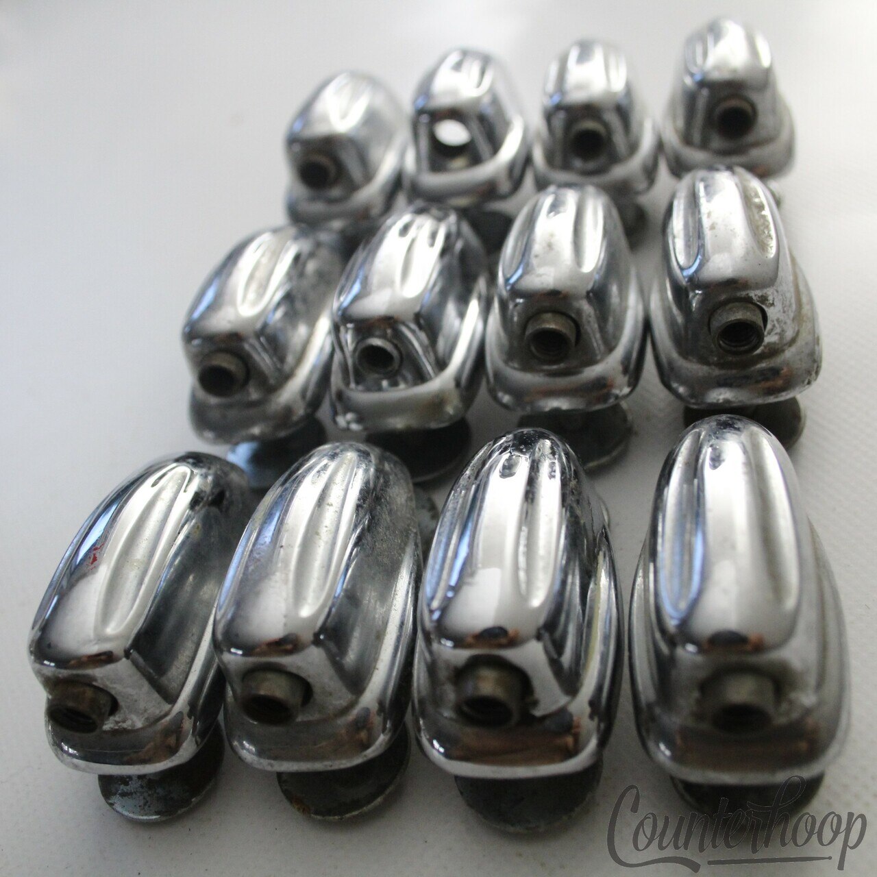 Slingerland 12x Small Sound King Lugs 3Ply Tom Drum Chrome USA Vintage 60s-70s* — main photograph